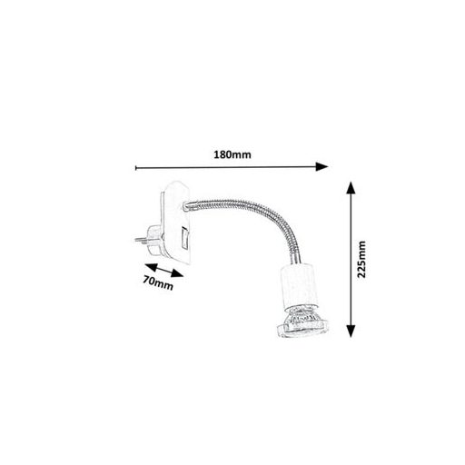 Rábalux Dobra Beltéri lámpa meleg fehér GU10 1x MAX 35 - RAB5673