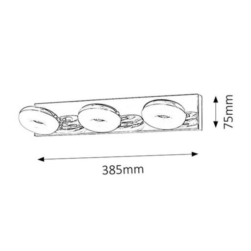 Rábalux Beata Beltéri lámpa természetes fehér LED 3x 5 - RAB5718