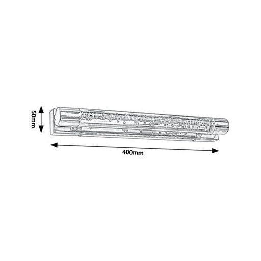 Rábalux Abbey Fürdőszobai lámpa LED 2X5W 4000K IP44 króm RAB5787