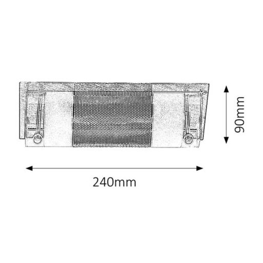 Rábalux Periodic Fali lámpa E14 1x MAX 40W IP20 króm RAB5800
