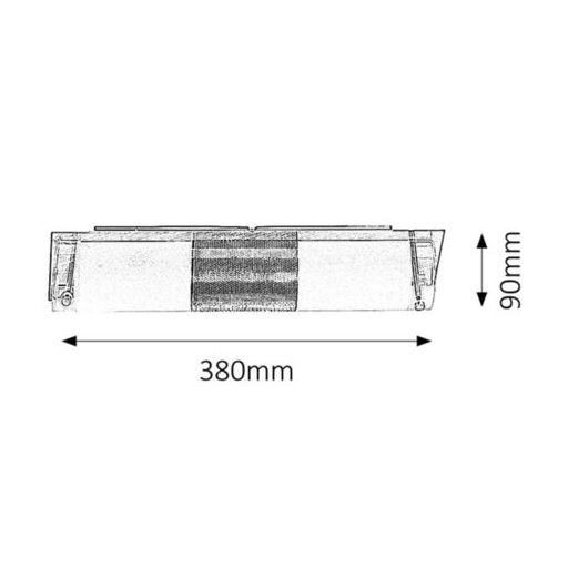 Rábalux Periodic Fali lámpa E14 2x MAX 40W IP20 króm RAB5808