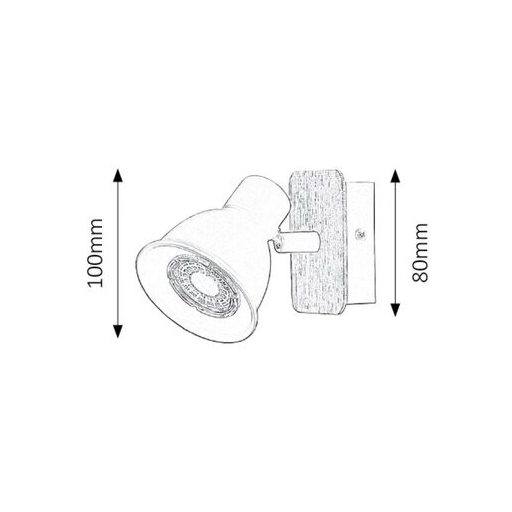 Rábalux Mac Beltéri lámpa  GU10 1x MAX 15 - RAB5902