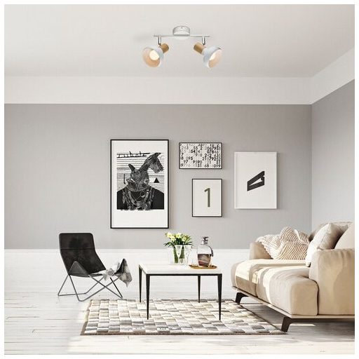 Rábalux Holly Spotlámpa E14 2x MAX 40W IP20 fehér RAB5944