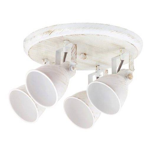 Rábalux Vivienne Spotlámpa E14 4x MAX 40W IP20 antik fehér RAB5969