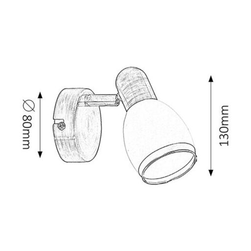 Rábalux Elite Beltéri lámpa  E14 1x MAX 40 - RAB5970