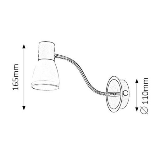 Rábalux Ati Beltéri lámpa  E14 1x MAX 15 - RAB5975