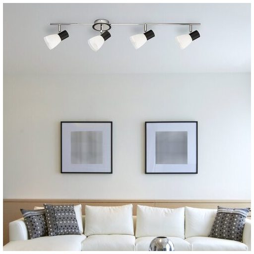 Rábalux Ati Spotlámpa E14 4x MAX 40W IP20 fekete RAB5979