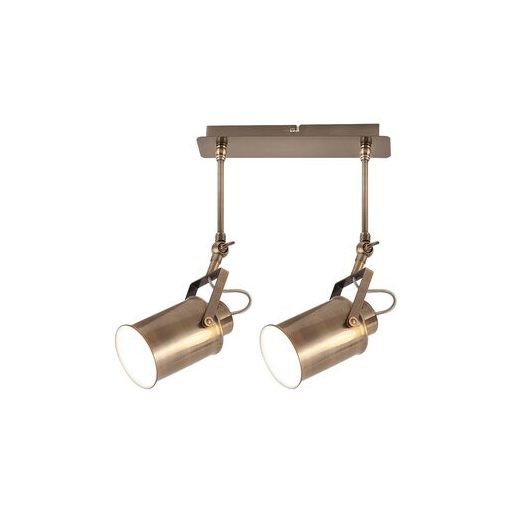 Rábalux Peter Spotlámpa E27 2x MAX 60W IP20 antik bronz RAB5982