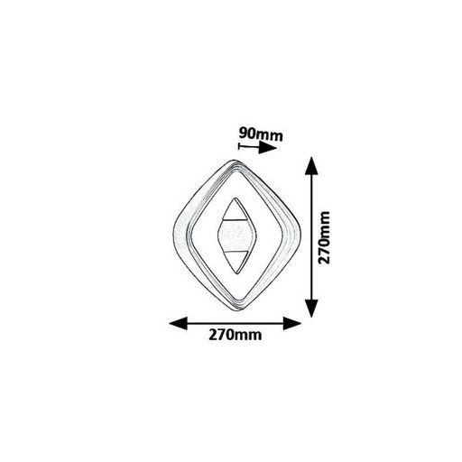 Rábalux Daria Beltéri lámpa meleg fehér LED 12 - RAB5988