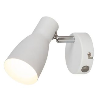   Rábalux Ebony Spotlámpa E27 1x MAX 20W kapcsolóval IP20 fehér RAB6025