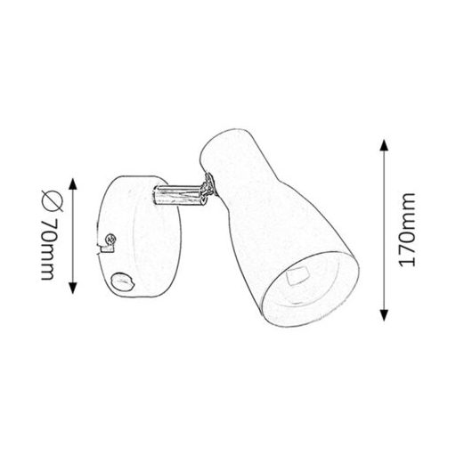 Rábalux Ebony Beltéri lámpa  E27 1x MAX 20 - RAB6025