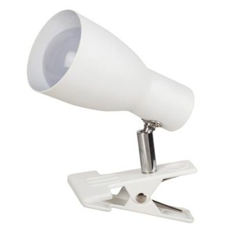   Rábalux Ebony Spotlámpa E27 1x MAX 20W vezetékes kapcsolóval IP20 fehér RAB6026