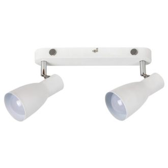   Rábalux Ebony Spotlámpa E27 2x MAX 20W 2 kapcsolóval IP20 fehér RAB6027