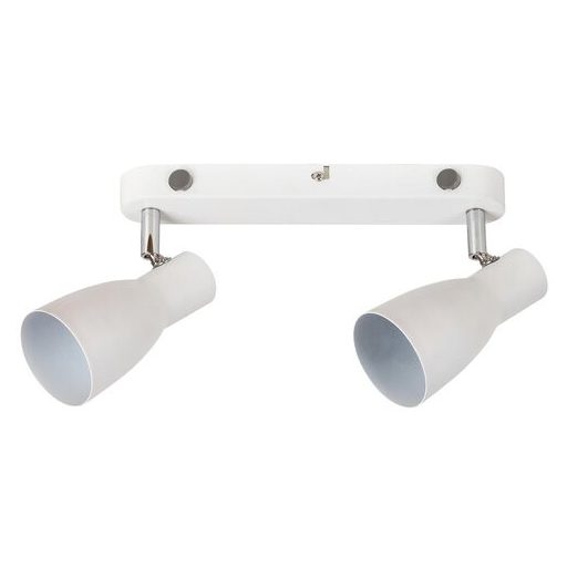Rábalux Ebony Spotlámpa E27 2x MAX 20W 2 kapcsolóval IP20 fehér RAB6027