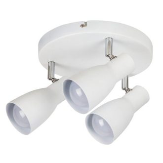 Rábalux Ebony Spotlámpa E27 3x MAX 20W IP20 fehér RAB6028