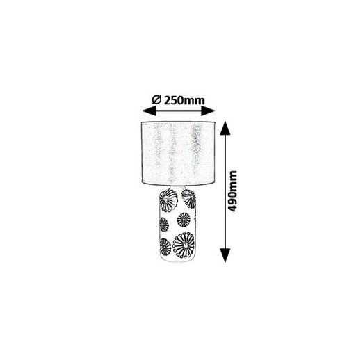 Rábalux Ginger Beltéri lámpa  E27 1x MAX 60 - RAB6030