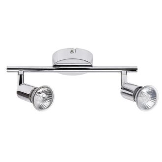   Rábalux Norton Spotlámpa GU10 2x MAX 50W IP20 króm RAB6046