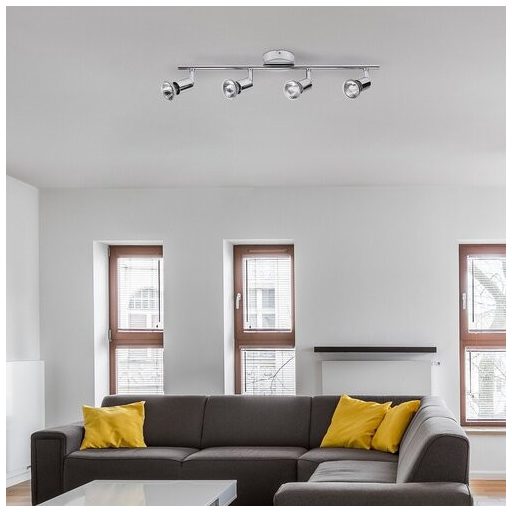 Rábalux Norton Spotlámpa GU10 4x MAX 50W IP20 króm RAB6047
