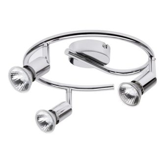   Rábalux Norton Spotlámpa GU10 3x MAX 50W IP20 króm RAB6048