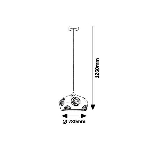 Rábalux Ginger Beltéri lámpa  E14 1x MAX 40 - RAB6049