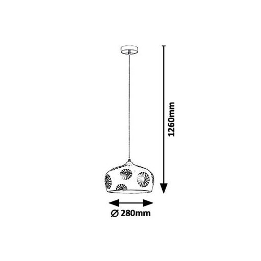 Rábalux Ginger Beltéri lámpa  E14 1x MAX 40 - RAB6050
