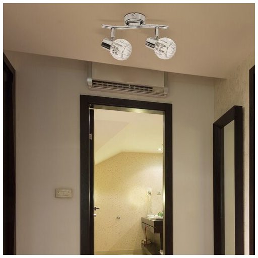 Rábalux Lauren Spotlámpa E14 2x MAX 40W IP20 króm RAB6092
