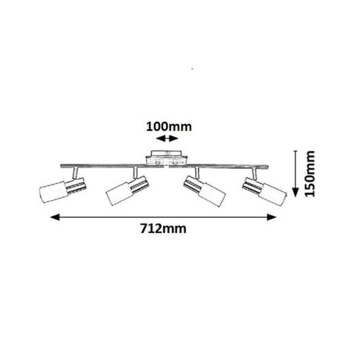 Rábalux Logan Beltéri lámpa  E14 4x MAX 40 - RAB6099