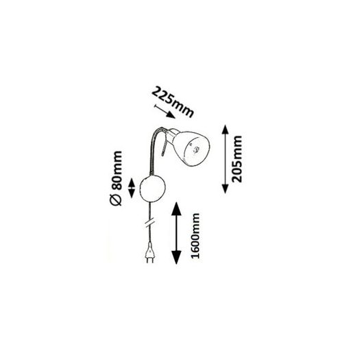 Rábalux Soma Beltéri lámpa  E14 1x MAX 40 - RAB6300