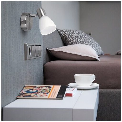 Rábalux Soma Spotlámpa E14 1x MAX 40W IP20 szatin króm RAB6301