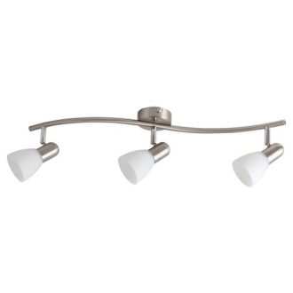   Rábalux Soma Spotlámpa E14 3x MAX 40W IP20 szatin króm RAB6303