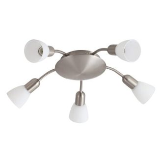   Rábalux Soma Mennyezeti lámpa E14 5x MAX 40W IP20 szatin króm RAB6305