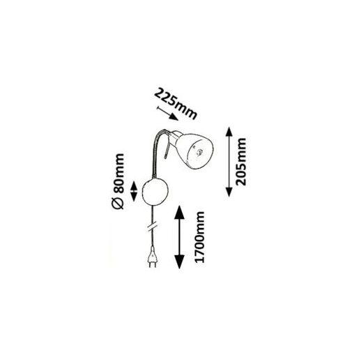 Rábalux Soma Beltéri lámpa  E14 1x MAX 40 - RAB6320