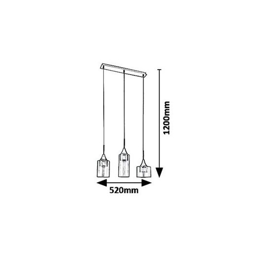 Rábalux Candice Függeszték LED 15W 4000K IP20 króm RAB6350
