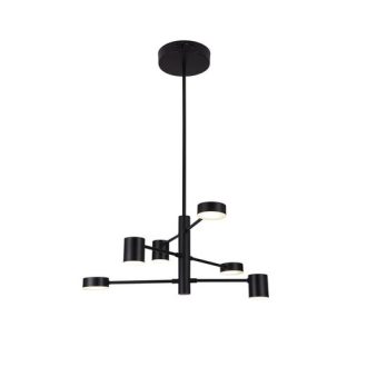  Rábalux Solomon Függeszték LED 30W 4000K IP20 matt fekete RAB6355