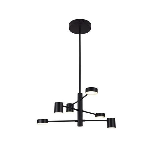 Rábalux Solomon Függeszték LED 30W 4000K IP20 matt fekete RAB6355