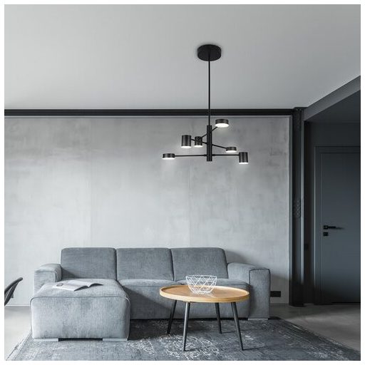 Rábalux Solomon Függeszték LED 30W 4000K IP20 matt fekete RAB6355