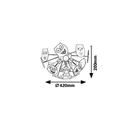 Rábalux Birdy Beltéri lámpa  E14 3x MAX 40 - RAB6389