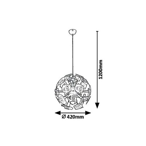 Rábalux Birdy Beltéri lámpa  E14 3x MAX 40 - RAB6390