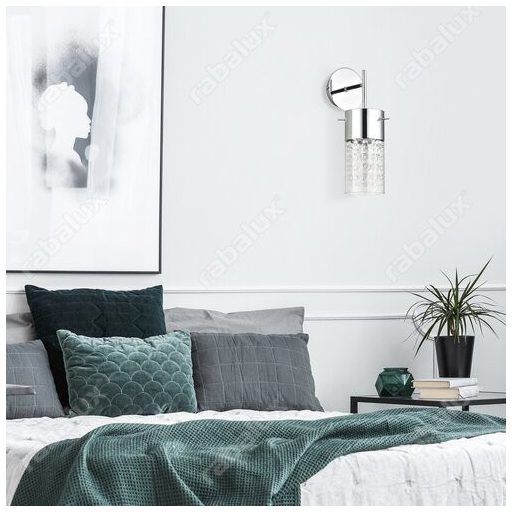 Rábalux Waterfall Fali lámpa E14 1x MAX 40W IP20 króm RAB6449