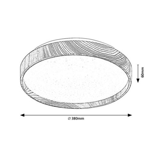 Rábalux Leana Beltéri lámpa meleg fehér LED 24 - RAB6580