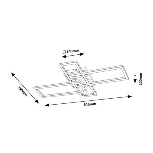 Rábalux Ashton Beltéri lámpa természetes fehér LED 24 - RAB6590