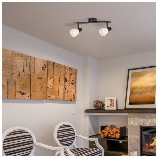 Rábalux Soma Spotlámpa E14 2x MAX 40W IP20 antik barna RAB6592