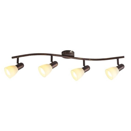 Rábalux Soma Spotlámpa E14 4x MAX 40W IP20 antik barna RAB6594