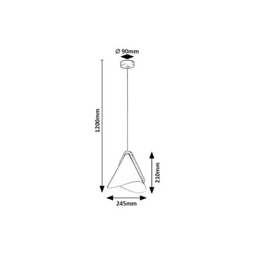 Rábalux Neva Beltéri lámpa  E27 1x MAX 60 - RAB6650