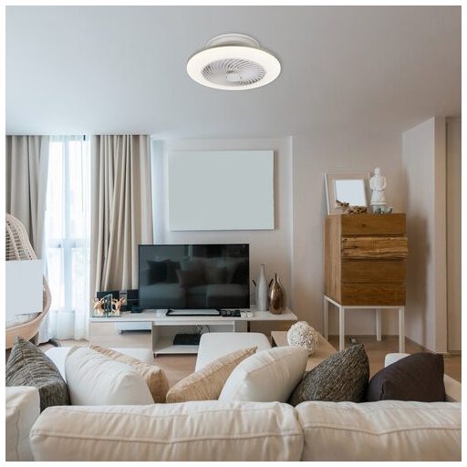 Rábalux Dalfon Mennyezeti lámpa LED 36W CCT, dimmelhető, távirányítóval, időzítő funkcióval, ventilátor IP20 fehér RAB6710