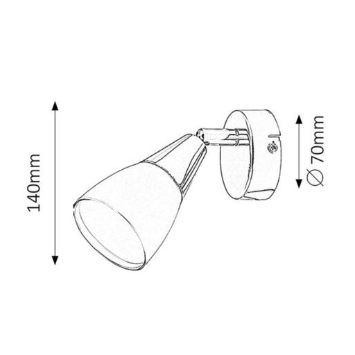 Rábalux Nicolette Beltéri lámpa  E14 1x MAX 40 - RAB6767