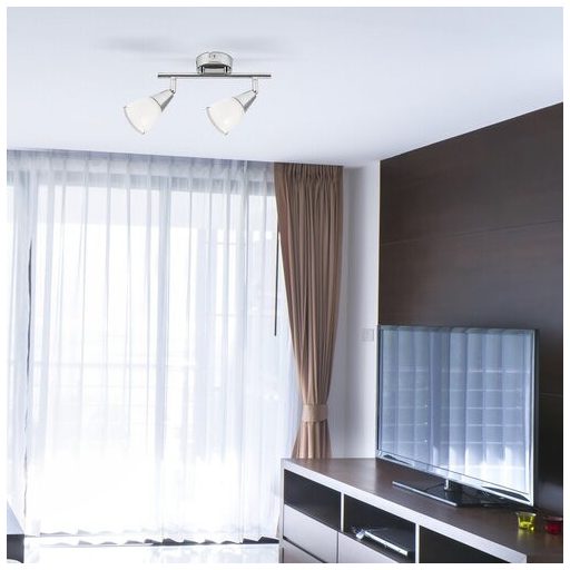 Rábalux Nicolette Spotlámpa E14 2x MAX 40W IP20 króm RAB6768