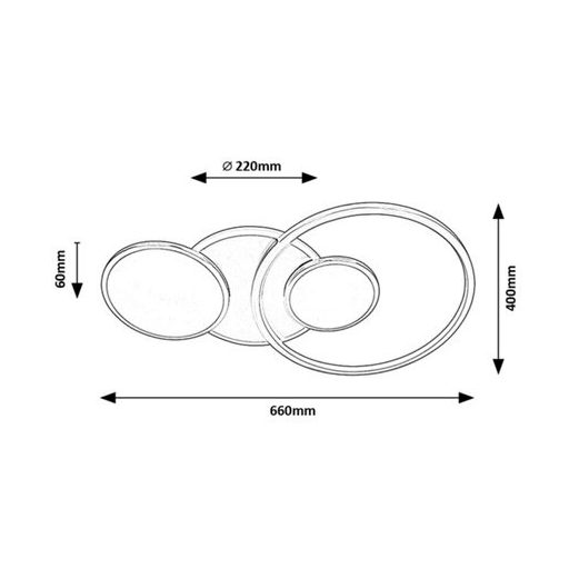 Rábalux Fulvia Beltéri lámpa meleg fehér LED 50 - RAB6890