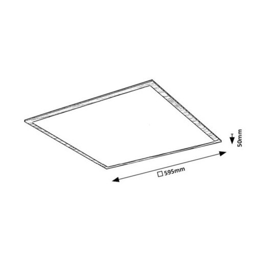 Rábalux Almond Beltéri lámpa természetes fehér LED 40 - RAB6908