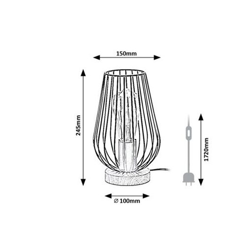 Rábalux Gremio Beltéri lámpa  E27 1x MAX 40 - RAB6915